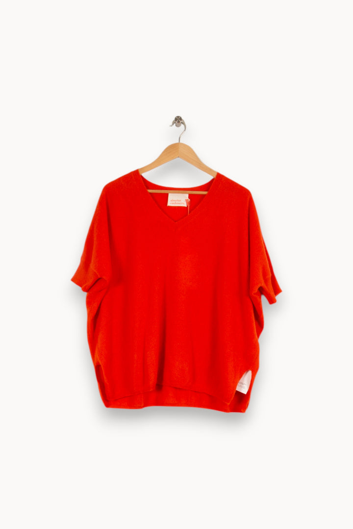 Pull en cachemire orange - Taille S/36 de la marque Absolut Cashmere | PARAD40436 - Vendu par Paradigme - Image 1