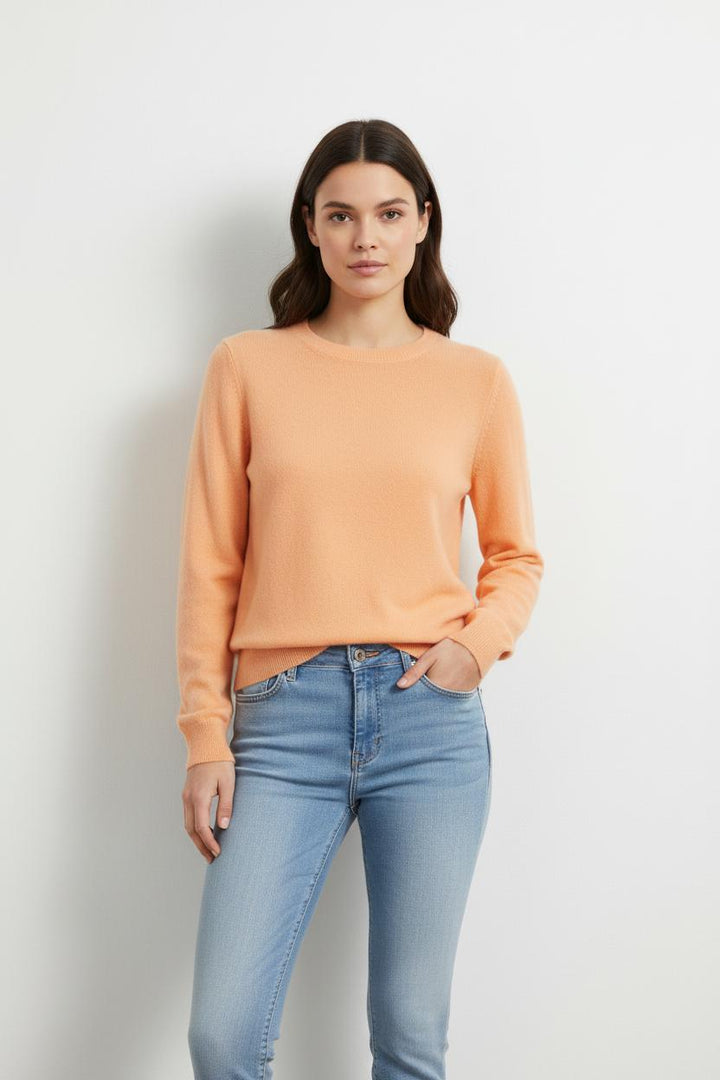Gilet en cachemire orange - Taille S/36