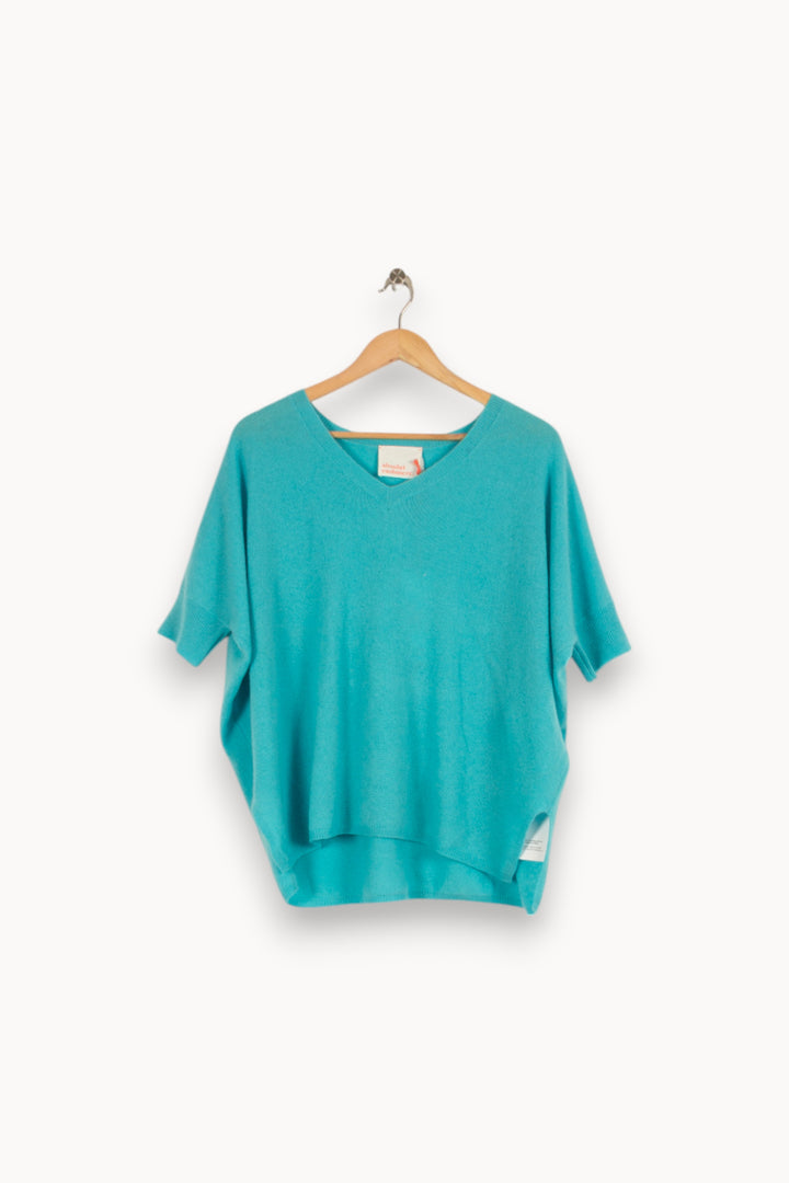 Pull en cachemire bleu - Taille S/36 de la marque Absolut Cashmere | PARAD40450 - Vendu par Paradigme - Image 1
