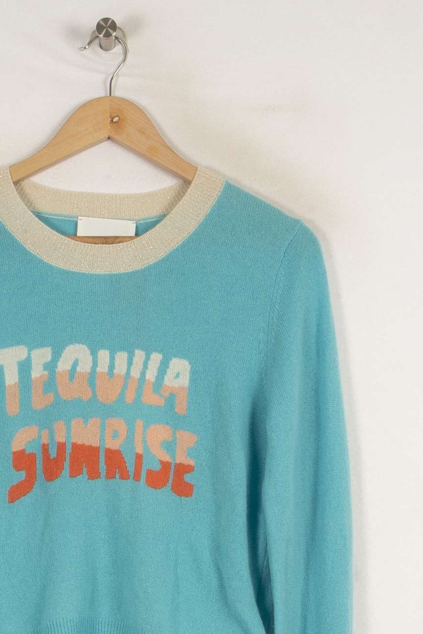 Pull en cachemire bleu - Taille S/36 de la marque Absolut Cashmere | PARAD40451 - Vendu par Paradigme - Image 2