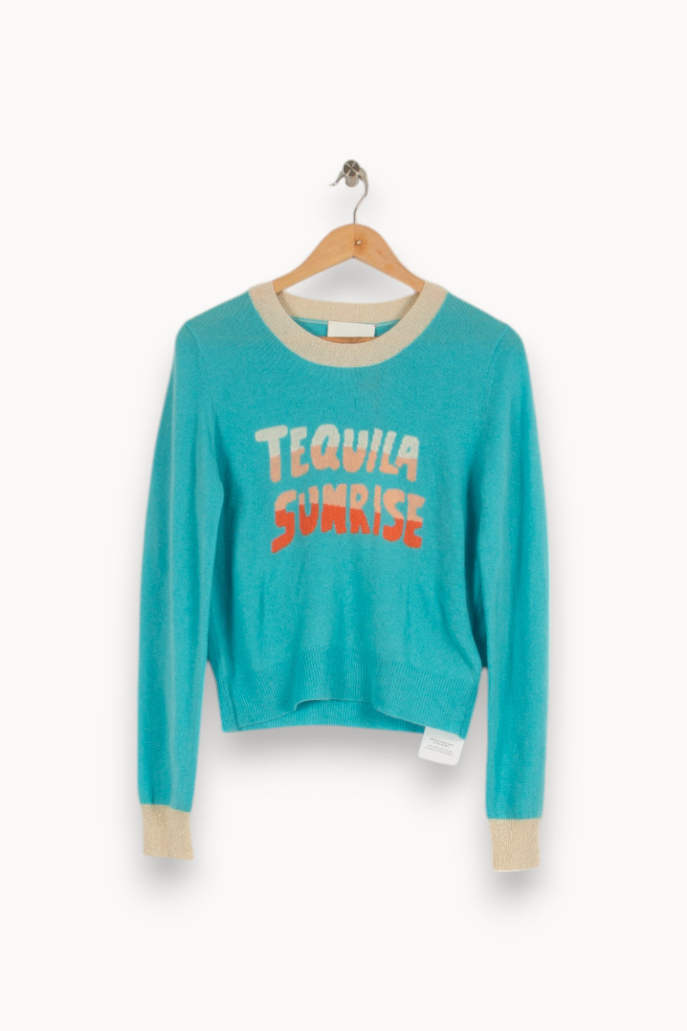 Pull en cachemire bleu - Taille S/36 de la marque Absolut Cashmere | PARAD40451 - Vendu par Paradigme - Image 1