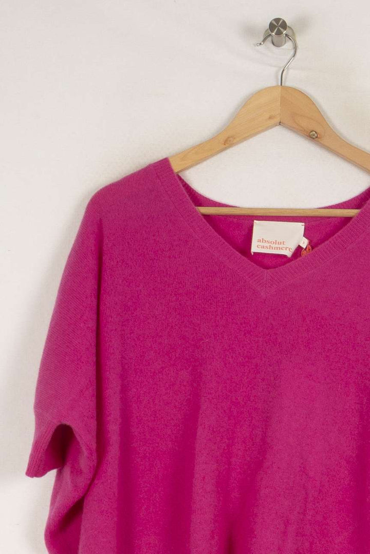Pull en cachemire rose - Taille S/36 de la marque Absolut Cashmere | PARAD40453 - Vendu par Paradigme - Image 2