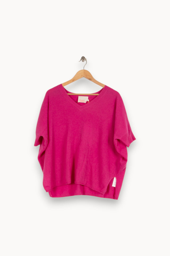 Pull en cachemire rose - Taille S/36 de la marque Absolut Cashmere | PARAD40453 - Vendu par Paradigme - Image 1