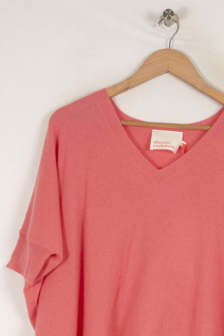 Pull en cachemire rose - Taille S/36 de la marque Absolut Cashmere | PARAD40454 - Vendu par Paradigme - Image 2