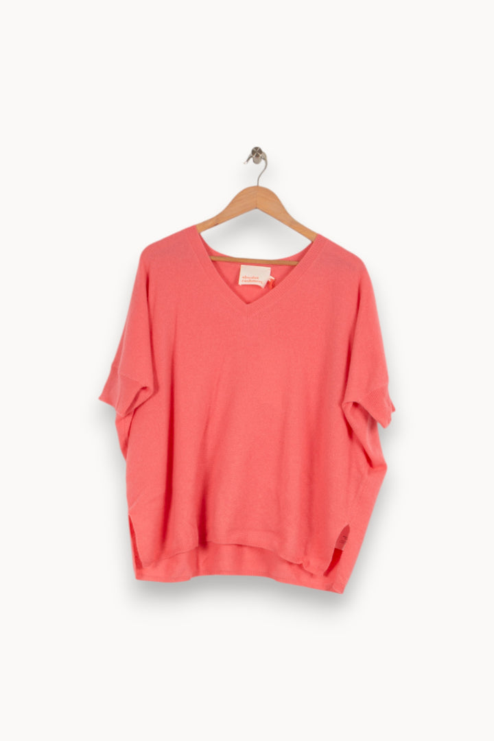 Pull en cachemire rose - Taille S/36 de la marque Absolut Cashmere | PARAD40454 - Vendu par Paradigme - Image 1