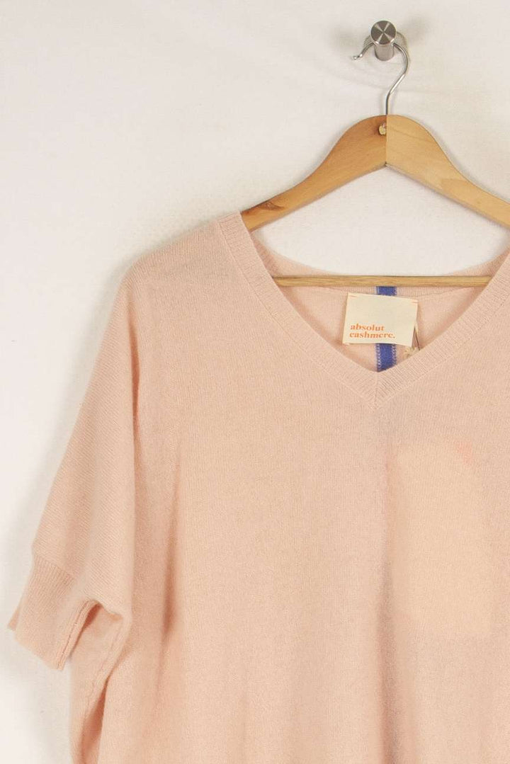 Pull en cachemire rose - Taille S/36 de la marque Absolut Cashmere | PARAD40456 - Vendu par Paradigme - Image 2