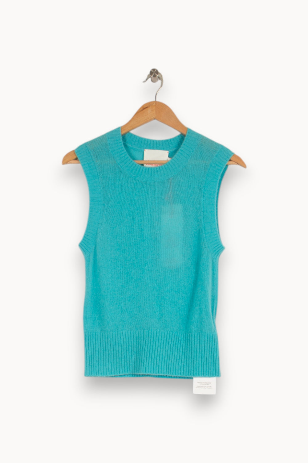 Gilet en cachemire bleu - Taille S/36 de la marque Absolut Cashmere | PARAD40459 - Vendu par Paradigme - Image 1