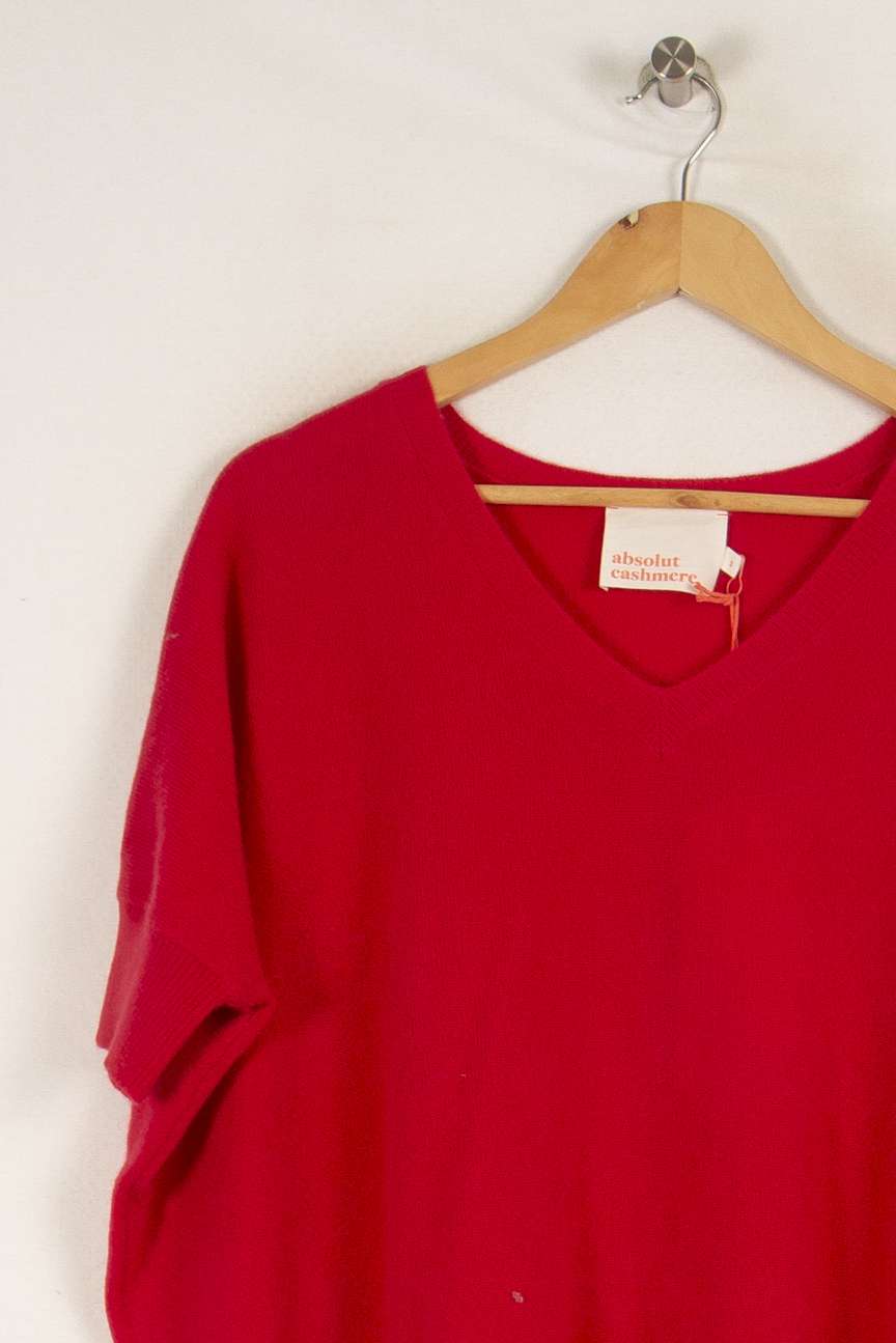 Pull Rouge - Taille S/36 de la marque Absolut Cashmere | PARAD40463 - Vendu par Paradigme - Image 2
