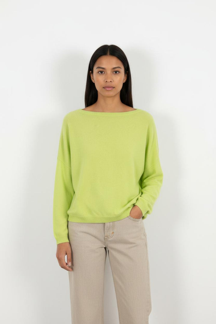 Pull en cachemire vert - Taille S/36