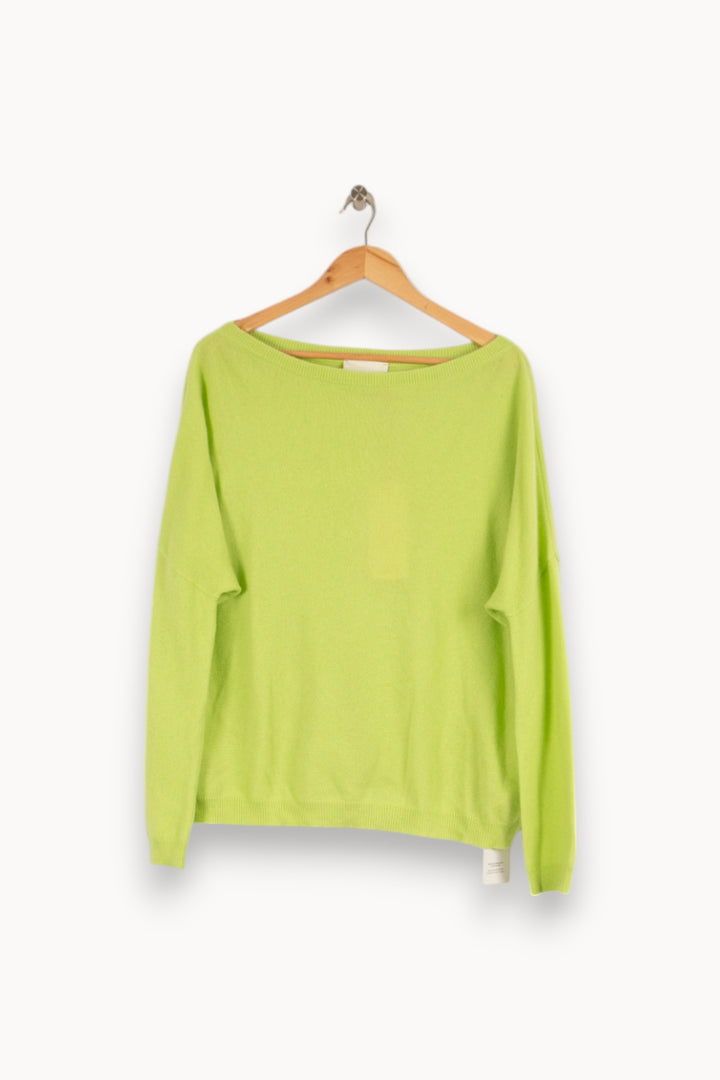 Pull en cachemire vert - Taille S/36 de la marque Absolut Cashmere | PARAD40465 - Vendu par Paradigme - Image 1