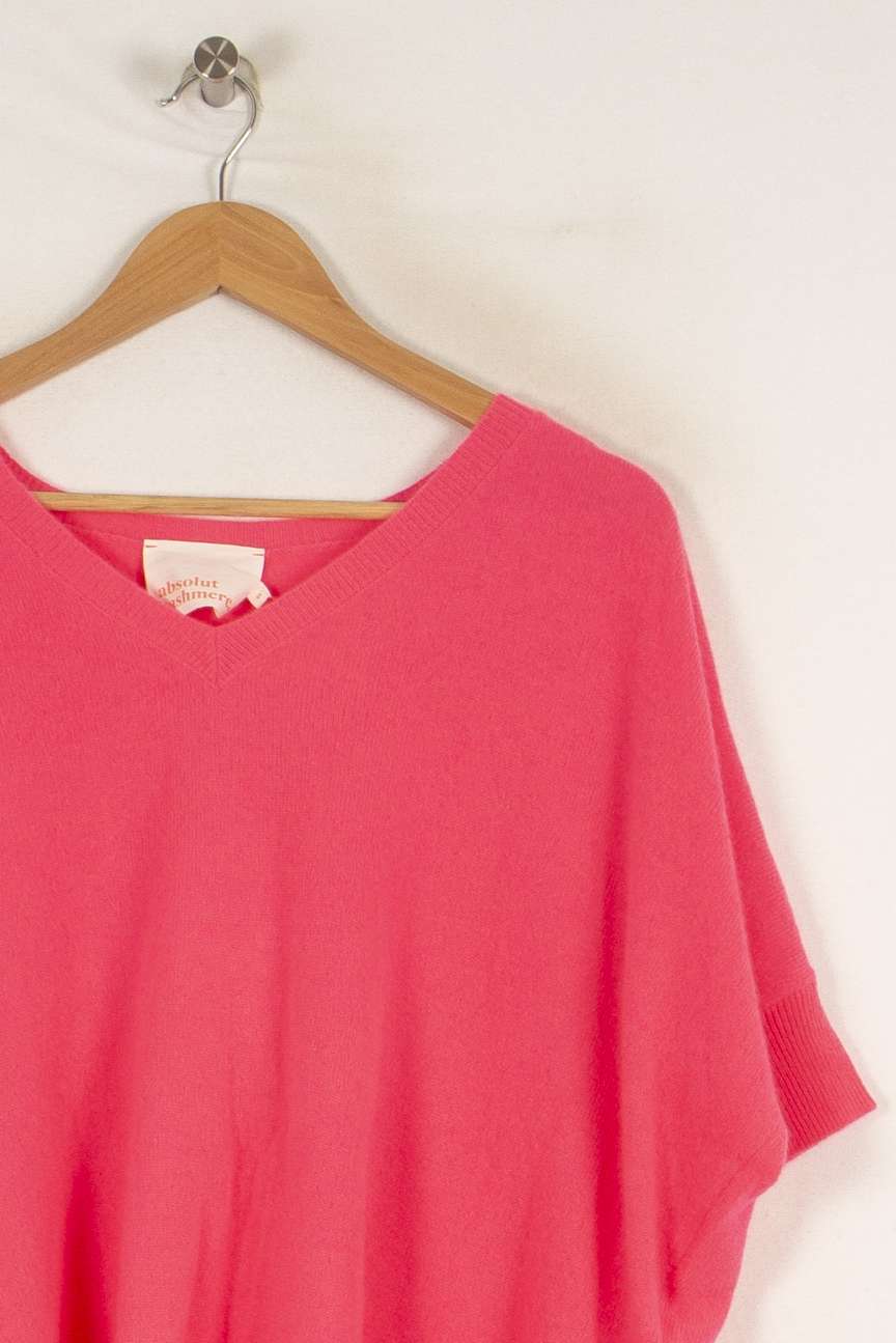 Pull en cachemire rose - Taille S/36 de la marque Absolut Cashmere | PARAD40466 - Vendu par Paradigme - Image 2