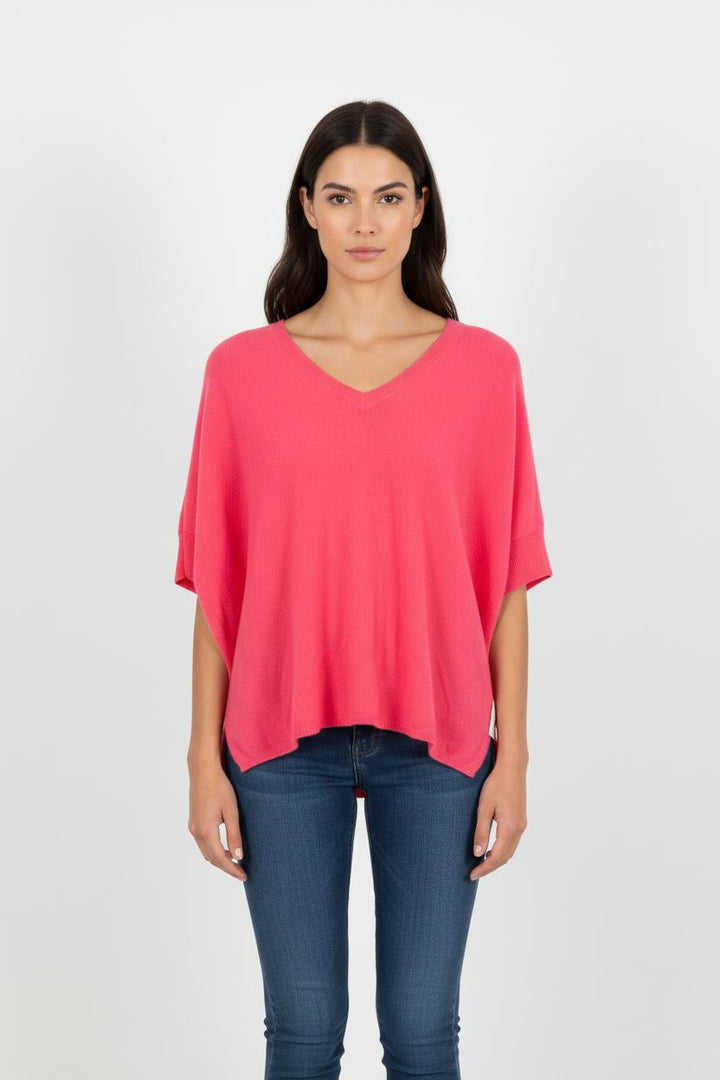 Pull en cachemire rose - Taille S/36