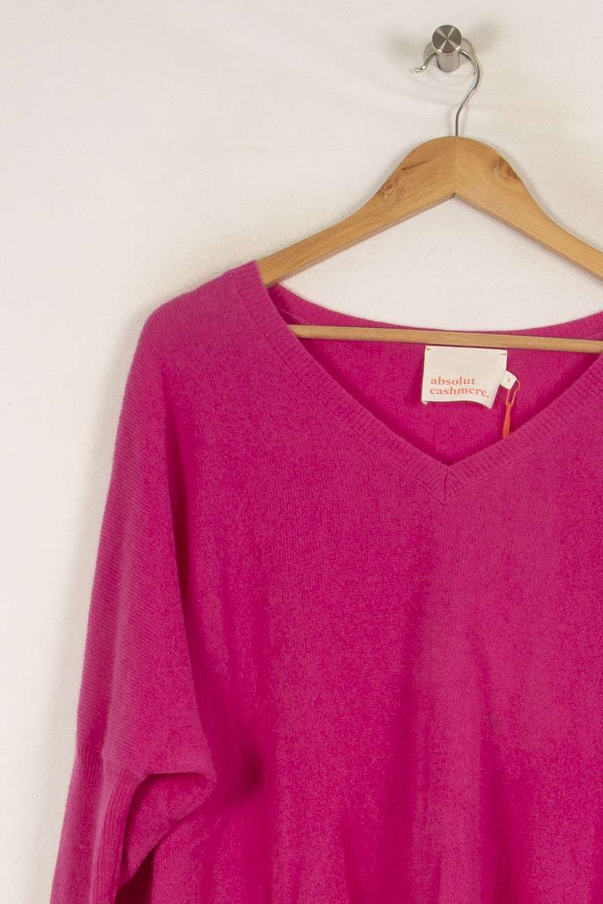 Pull en cachemire rose - Taille S/36 de la marque Absolut Cashmere | PARAD40470 - Vendu par Paradigme - Image 2