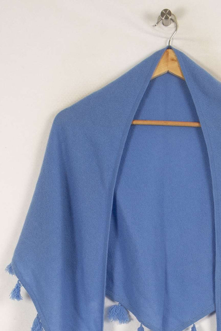 Poncho en cachemire bleu - Taille S/36 de la marque Absolut Cashmere | PARAD40476 - Vendu par Paradigme - Image 2