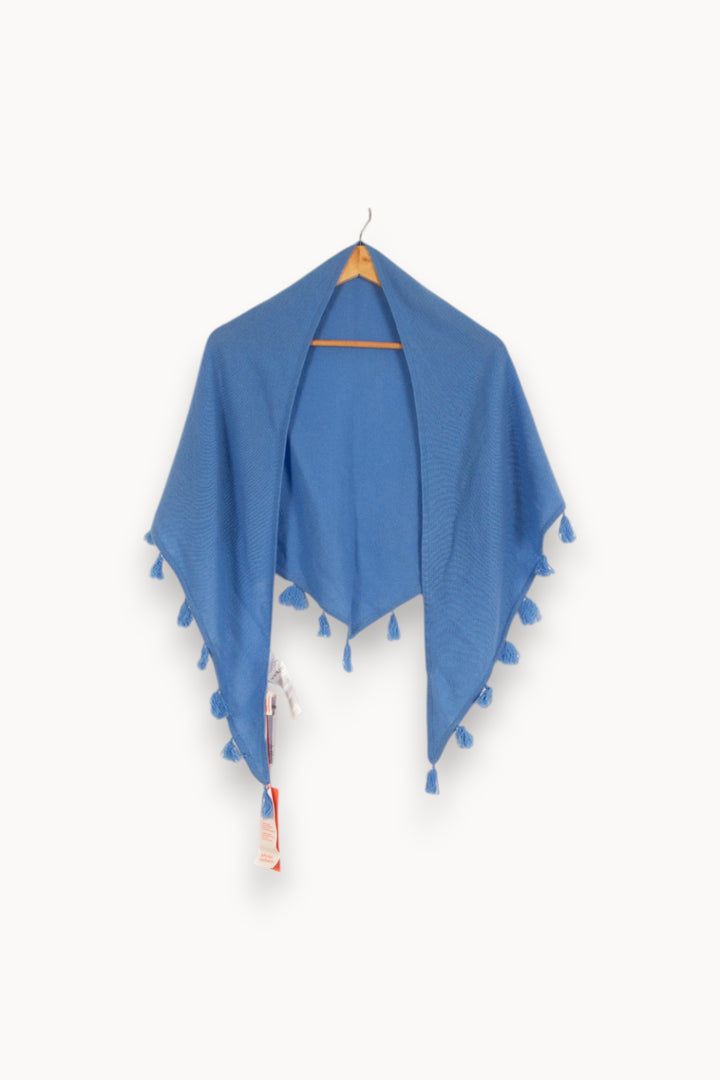 Poncho en cachemire bleu - Taille S/36 de la marque Absolut Cashmere | PARAD40476 - Vendu par Paradigme - Image 1
