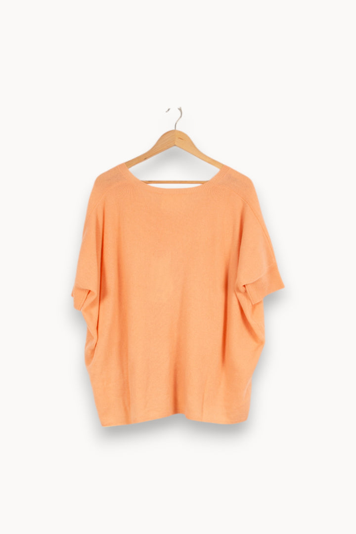 Pull en cachemire orange - Taille S/36 de la marque Absolut Cashmere | PARAD40478 - Vendu par Paradigme - Image 3