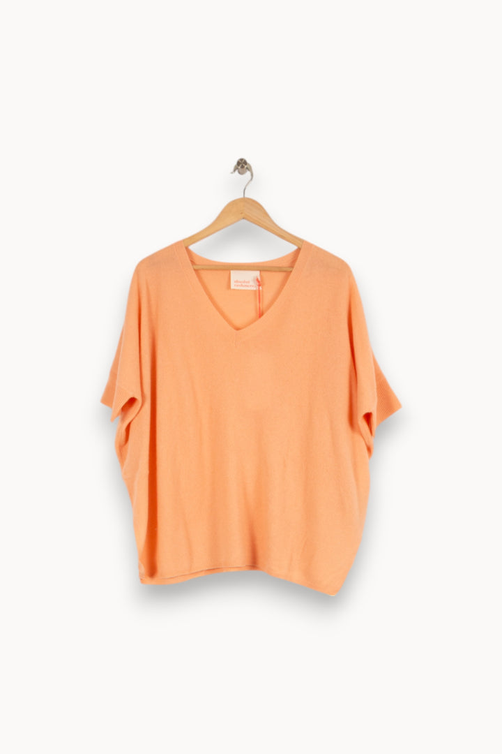 Pull en cachemire orange - Taille S/36 de la marque Absolut Cashmere | PARAD40478 - Vendu par Paradigme - Image 1