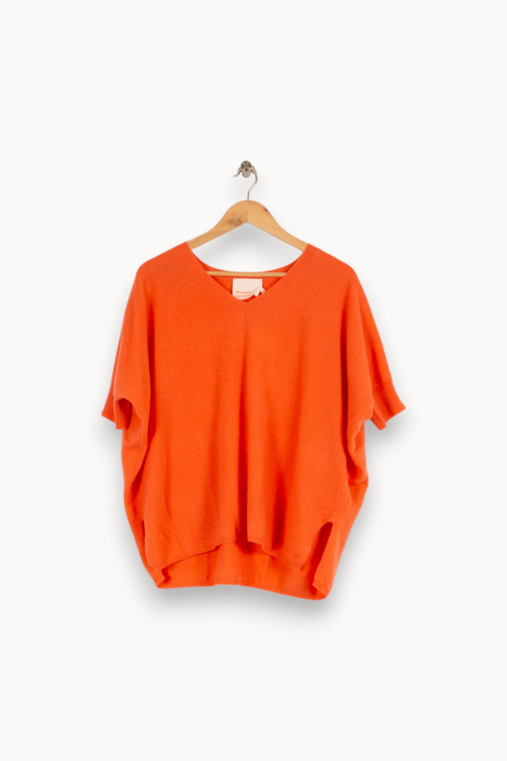 Pull en cachemire orange - Taille S/36 de la marque Absolut Cashmere | PARAD40479 - Vendu par Paradigme - Image 1
