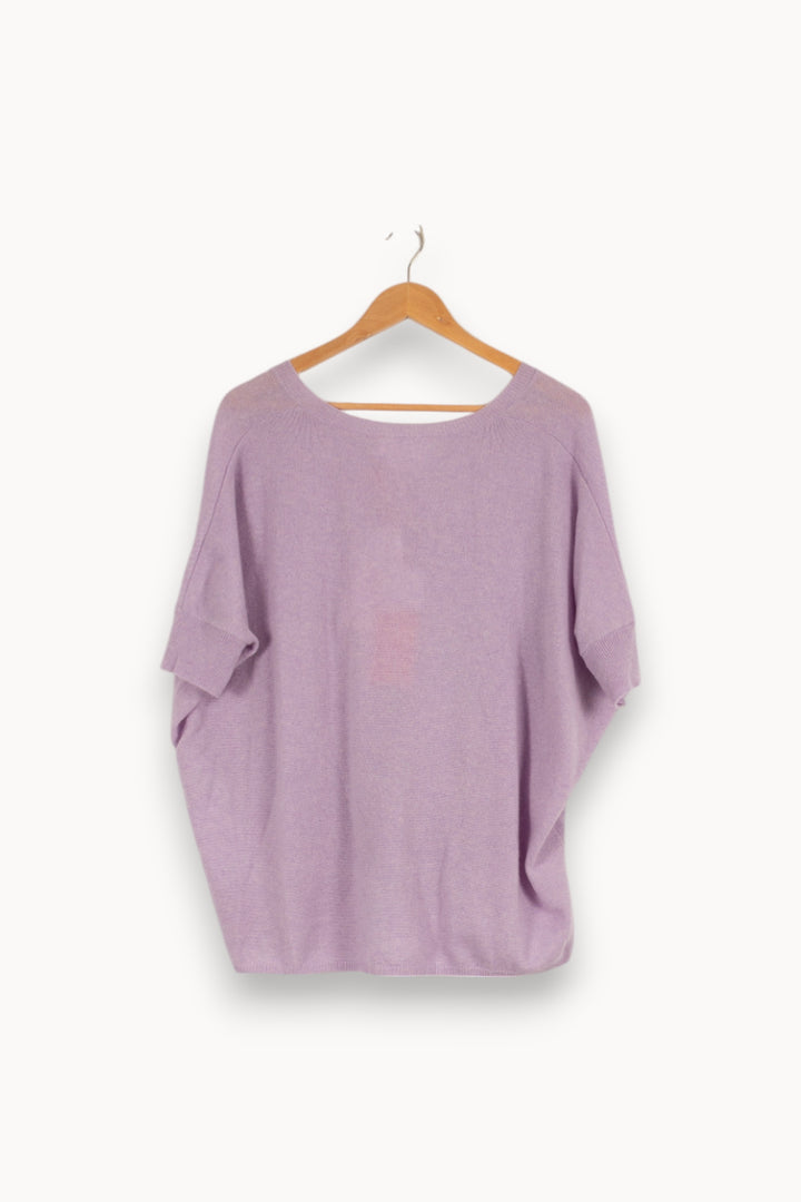 Pull en cachemire violet - Taille S/36 de la marque Absolut Cashmere | PARAD40480 - Vendu par Paradigme - Image 3