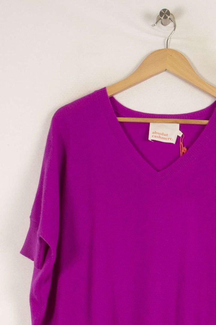 Pull Violet - Taille S/36 de la marque Absolut Cashmere | PARAD40484 - Vendu par Paradigme - Image 2