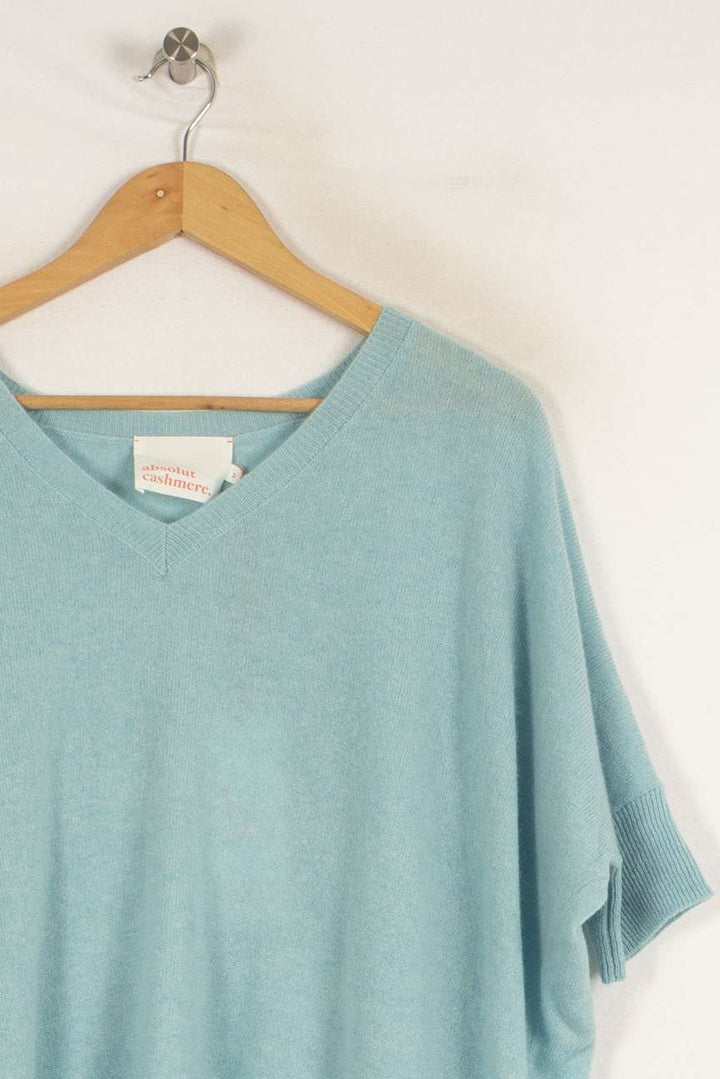 Pull Bleu - Taille S/36 de la marque Absolut Cashmere | PARAD40485 - Vendu par Paradigme - Image 2