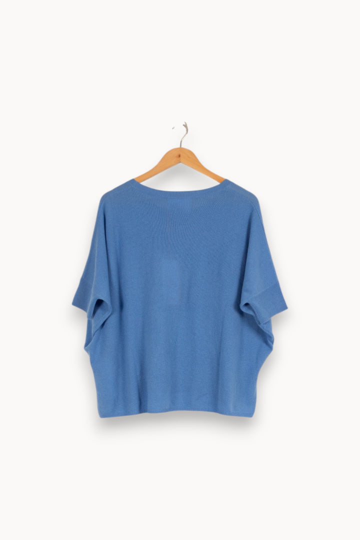 Pull en cachemire bleu - Taille S/36 de la marque Absolut Cashmere | PARAD40491 - Vendu par Paradigme - Image 3