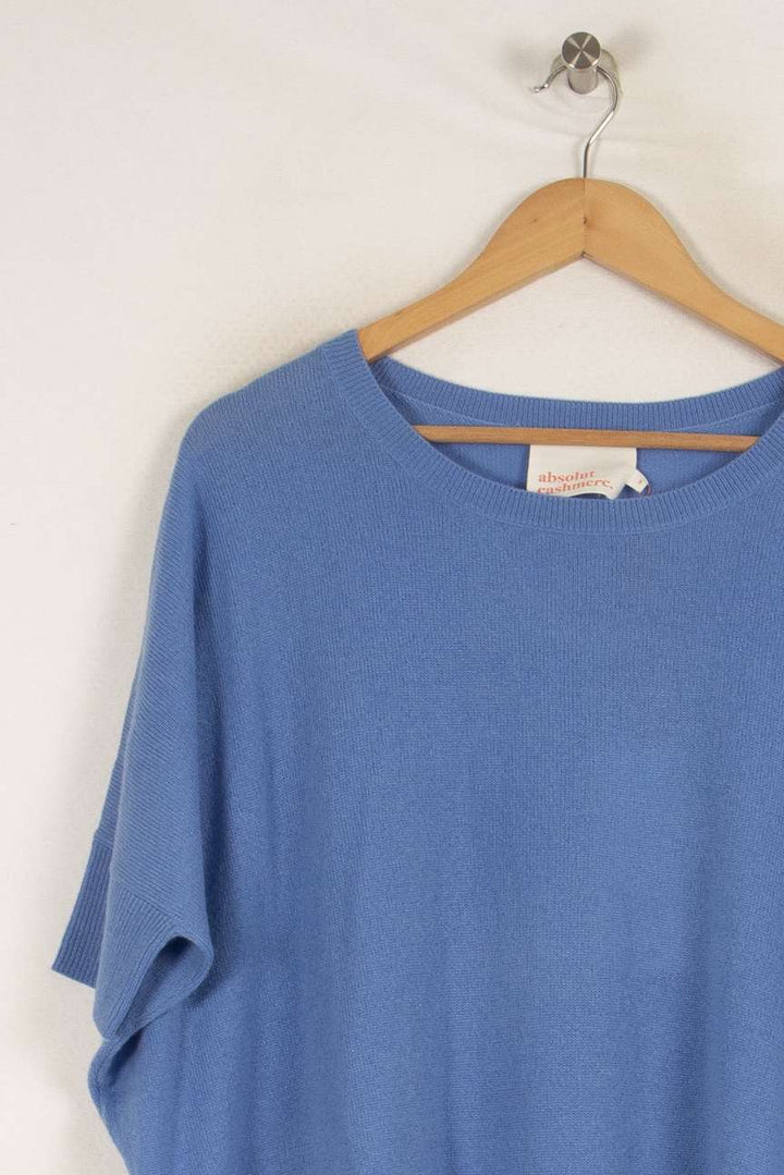 Pull en cachemire bleu - Taille S/36 de la marque Absolut Cashmere | PARAD40491 - Vendu par Paradigme - Image 2