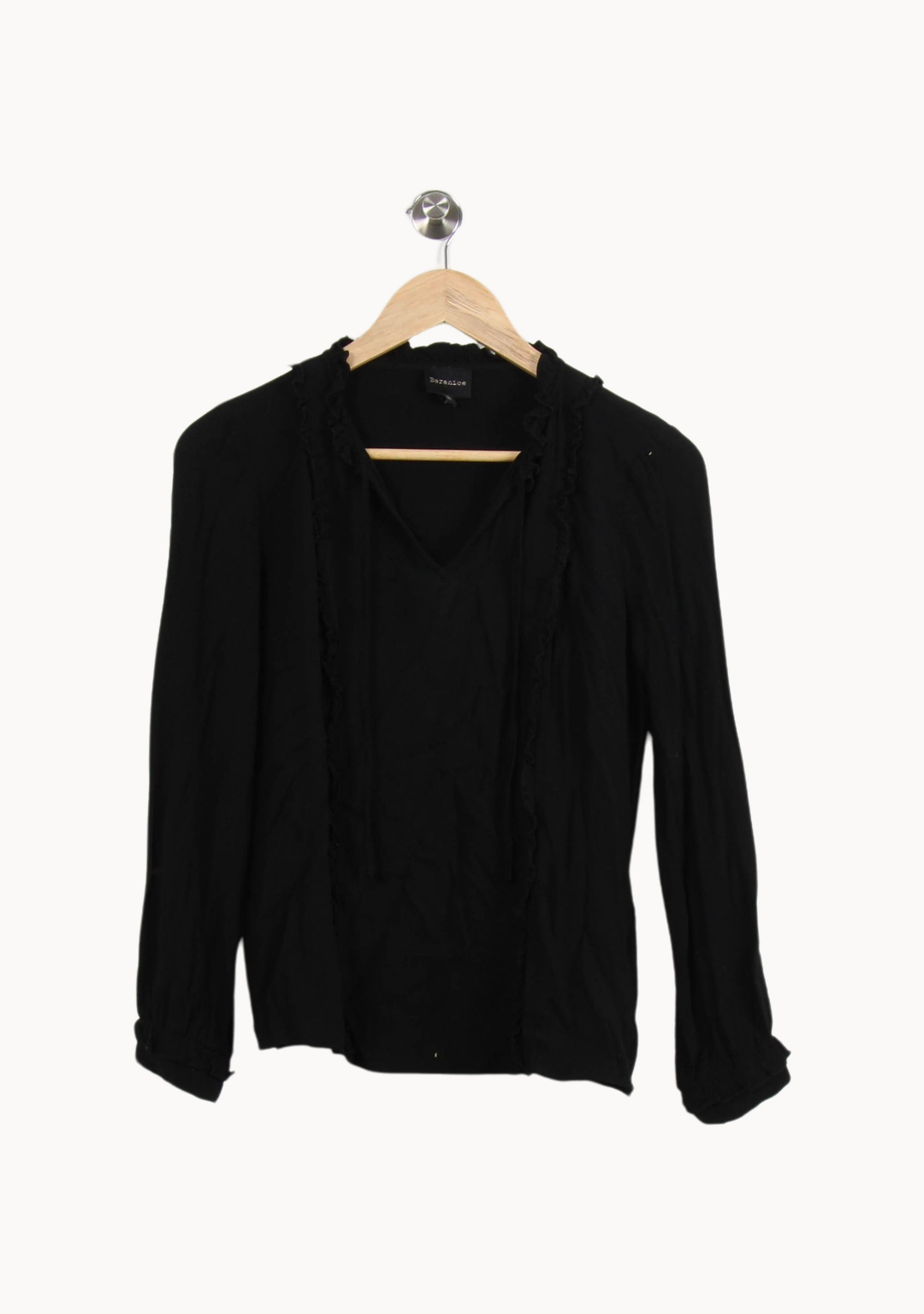 Blouse noire - Taille S/36 de la marque Bérénice | PARAD40500 - Vendu par Paradigme - Image 2