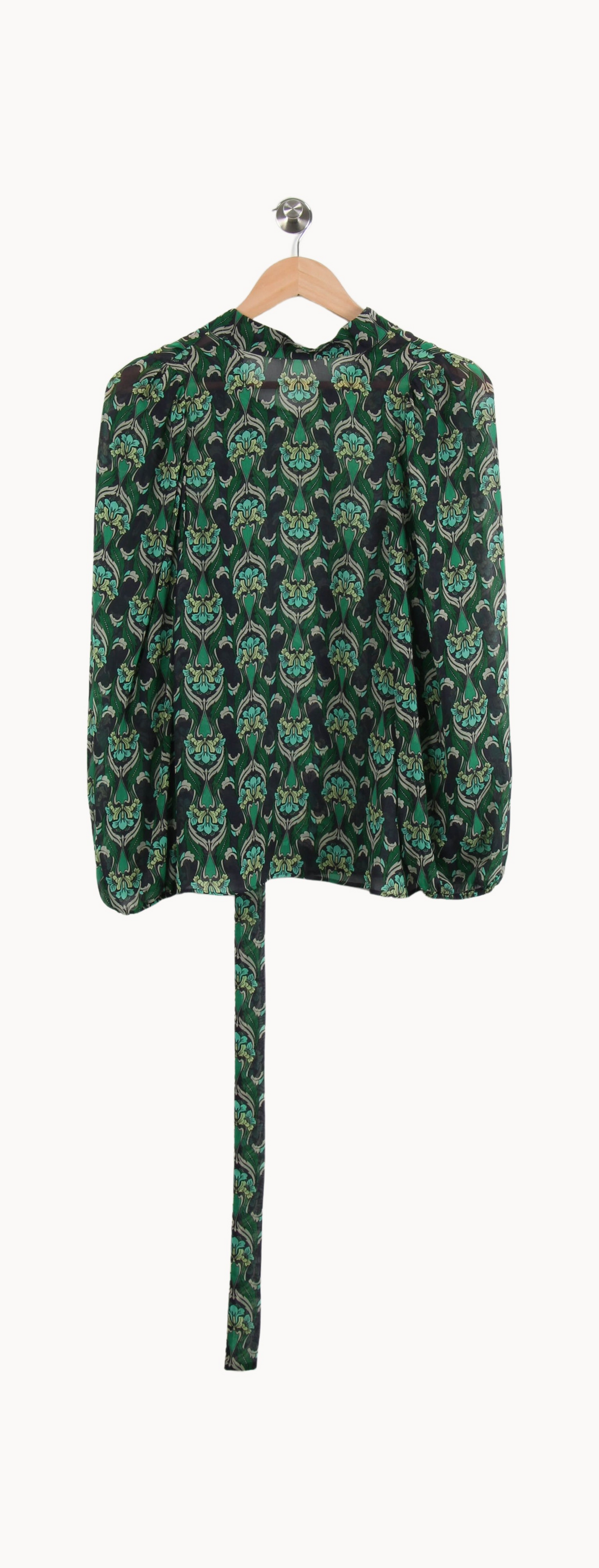 Top Vert à Motif - Taille S/36 de la marque IKKS | PARAD40507 - Vendu par Paradigme - Image 4