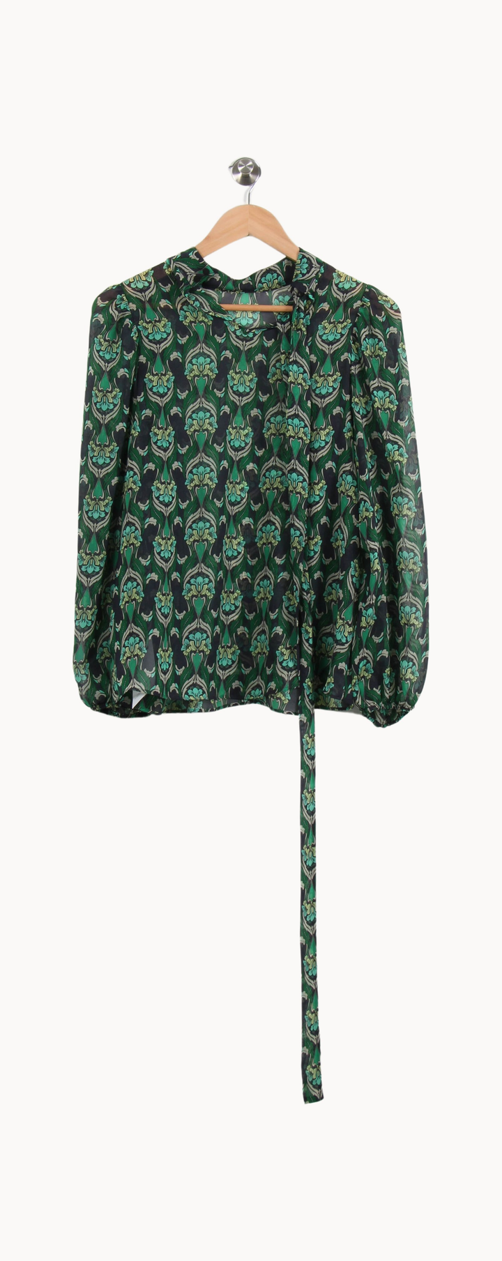 Top Vert à Motif - Taille S/36 de la marque IKKS | PARAD40507 - Vendu par Paradigme - Image 2