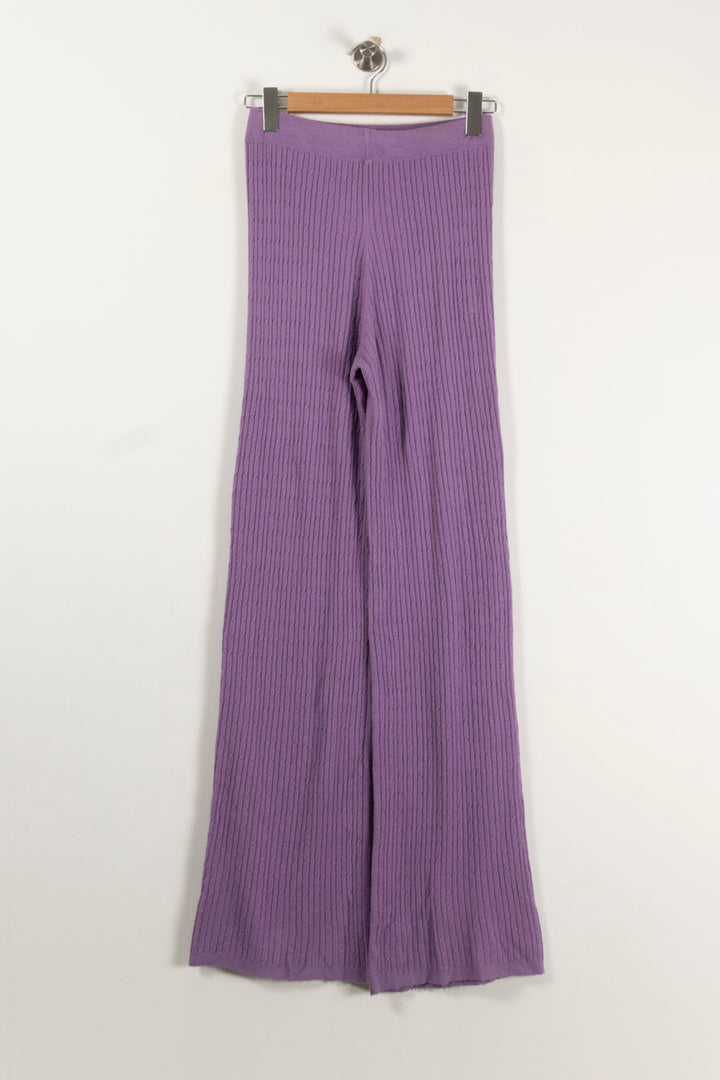 Pantalon Violet - Taille XS/34 de la marque Imprevu | PARAD40514 - Vendu par Paradigme - Image 4