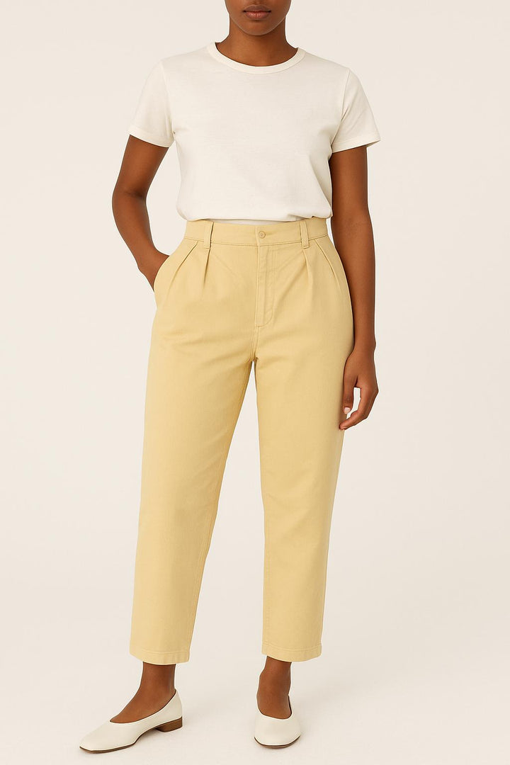 Pantalon Jaune - Taille M/38 de la marque La Fée Maraboutée | PARAD40536 - Vendu par Paradigme - Image 1