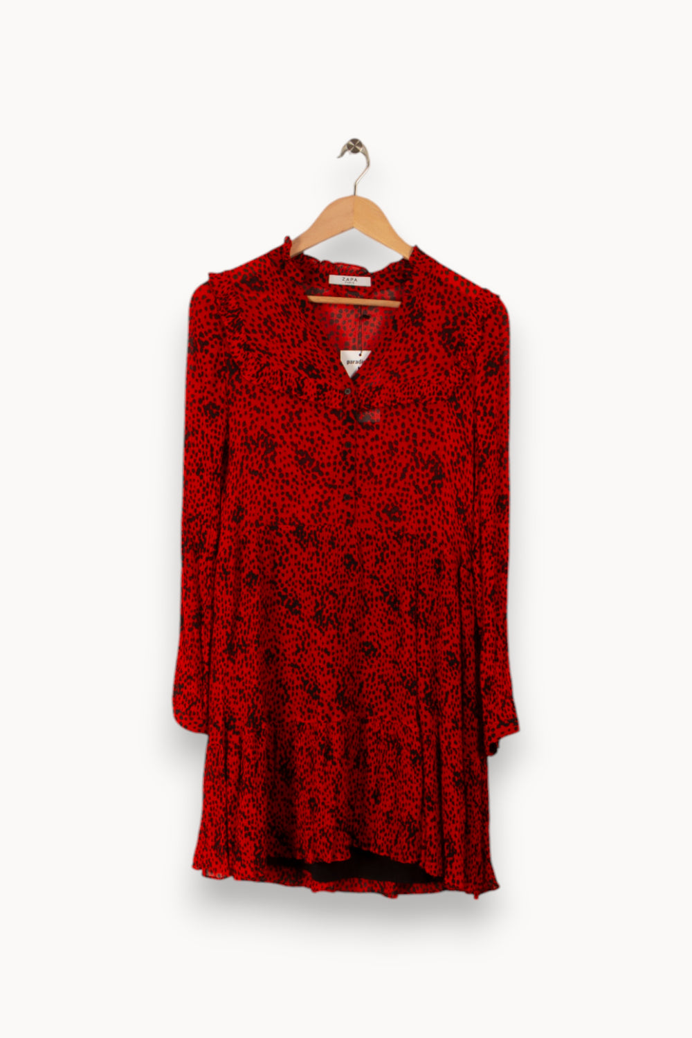 Robe rouge - Taille S/36 de la marque ZAPA | PARAD40544 - Vendu par Paradigme - Image 1