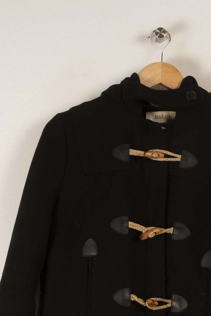 Manteau Noir - Taille S/36 de la marque ba&sh | PARAD40545 - Vendu par Paradigme - Image 2