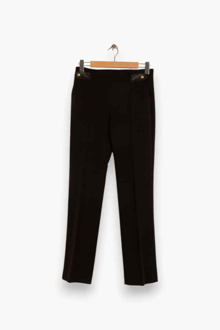 Pantalon Noir - Taille L/40 de la marque Sandro | PARAD40549 - Vendu par Paradigme - Image 1