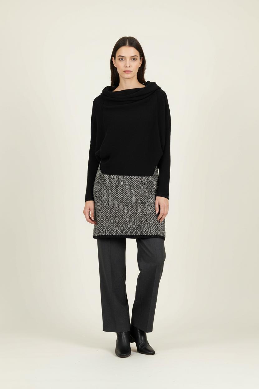 Pull noir - Taille Unique de la marque Ekyog | PARAD40550 - Vendu par Paradigme - Image 1