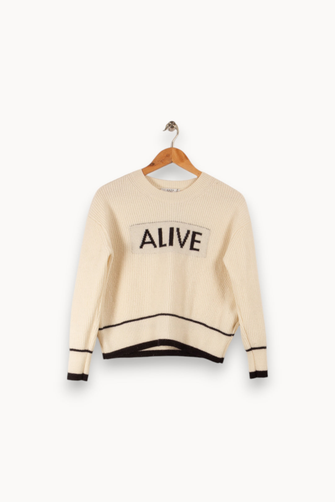 Pull blanc - Taille XS/34 de la marque ZAPA | PARAD40570 - Vendu par Paradigme - Image 1