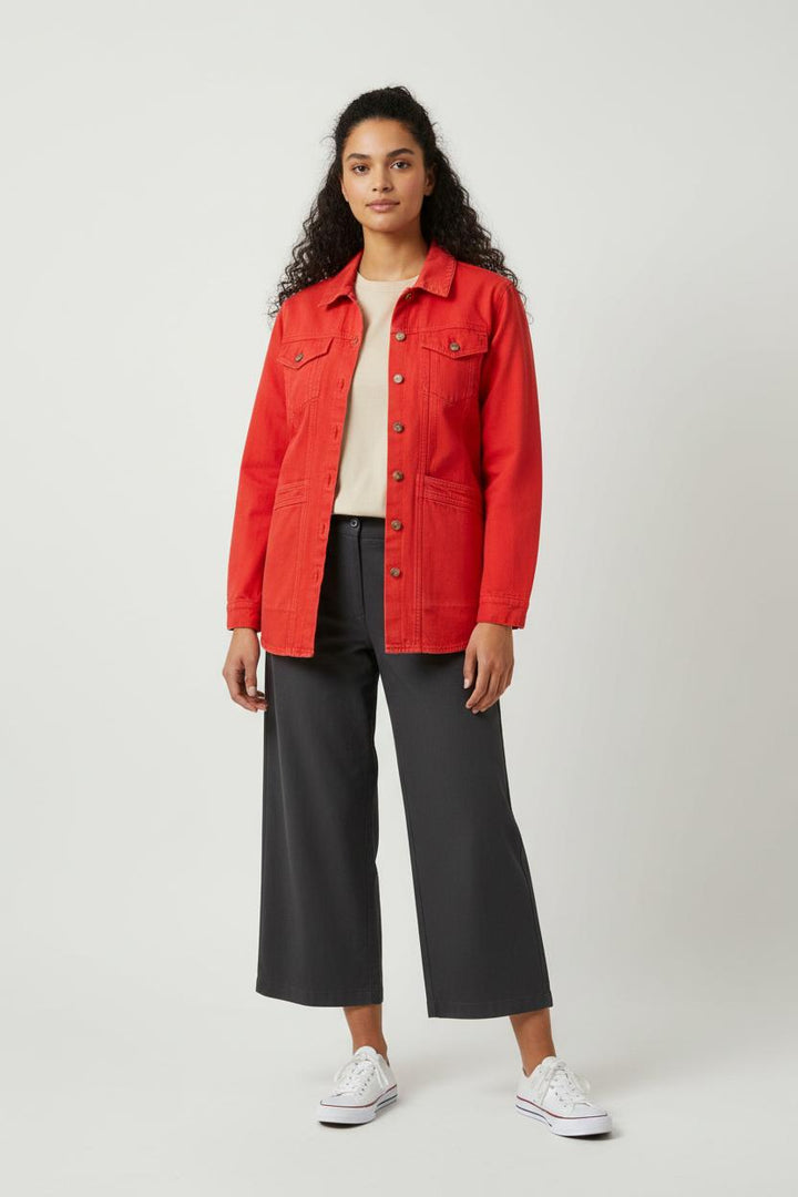 Veste Rouge - Taille XS/34 de la marque Sézane | PARAD40576 - Vendu par Paradigme - Image 1