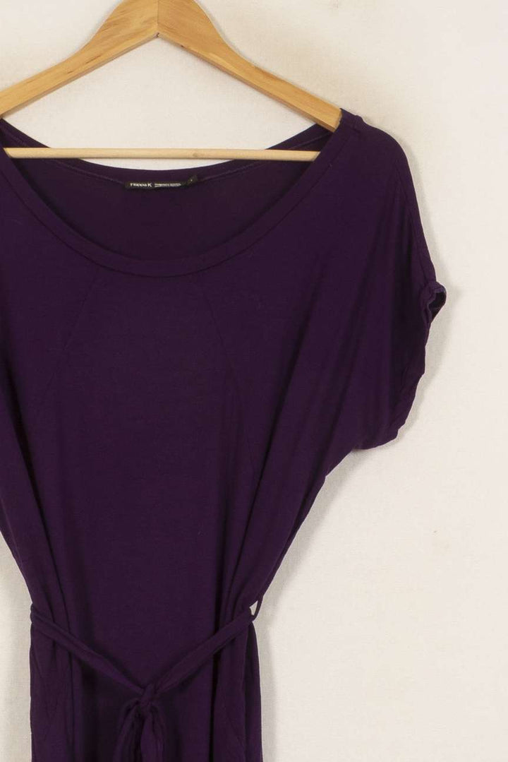Robe Courte Ceinturée Violette - Taille S/36 de la marque Filippa K | PARAD40581 - Vendu par Paradigme - Image 5