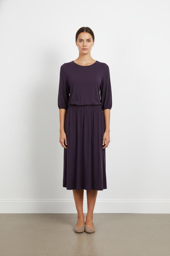 Robe Midi Violette - Taille S/36