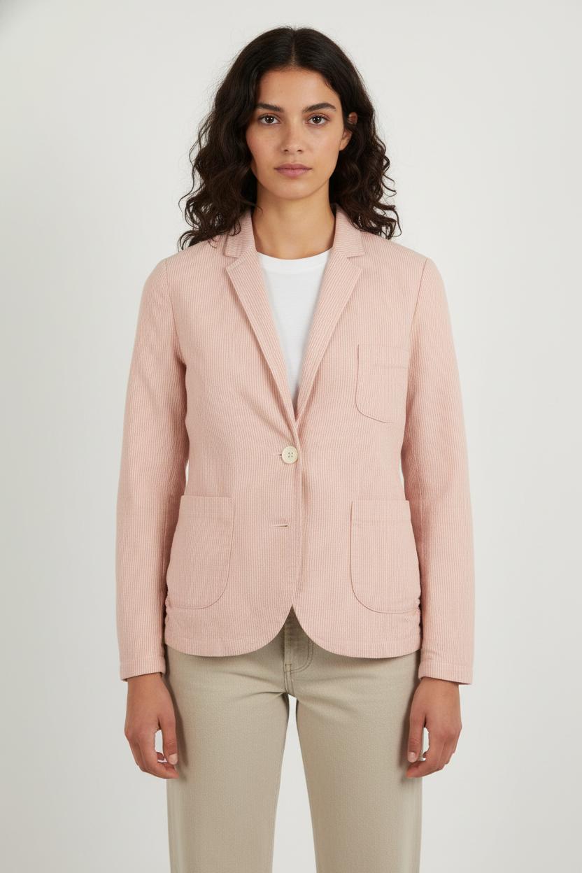 Blazer rose rayé - Taille M/38