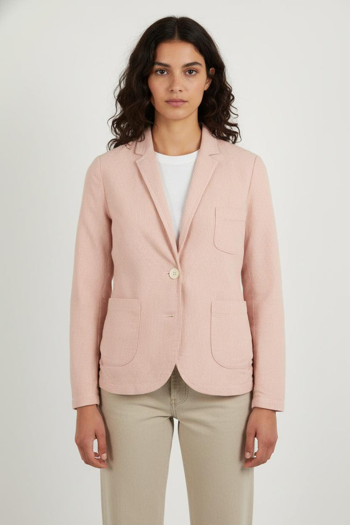 Blazer rose rayé - Taille M/38