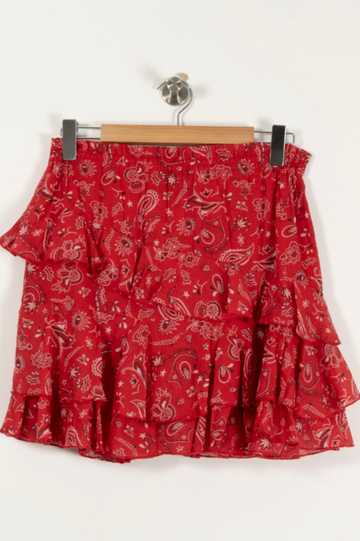 Jupe rouge - Taille M/38 de la marque Bérénice | PARAD40597 - Vendu par Paradigme - Image 4