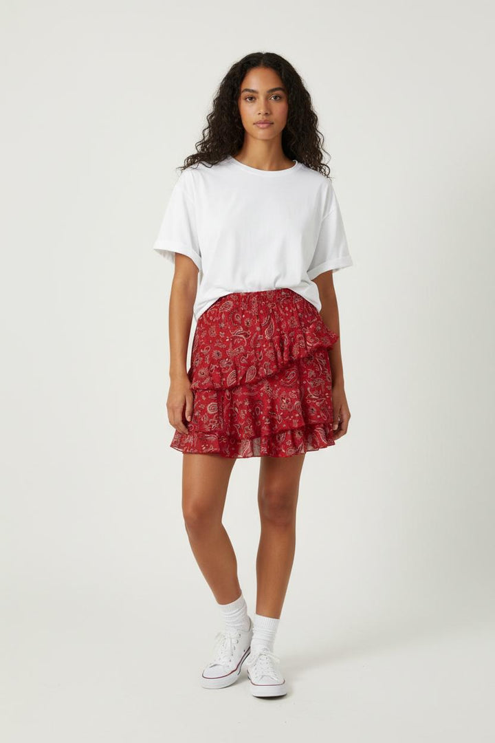 Jupe rouge - Taille M/38 de la marque Bérénice | PARAD40597 - Vendu par Paradigme - Image 1