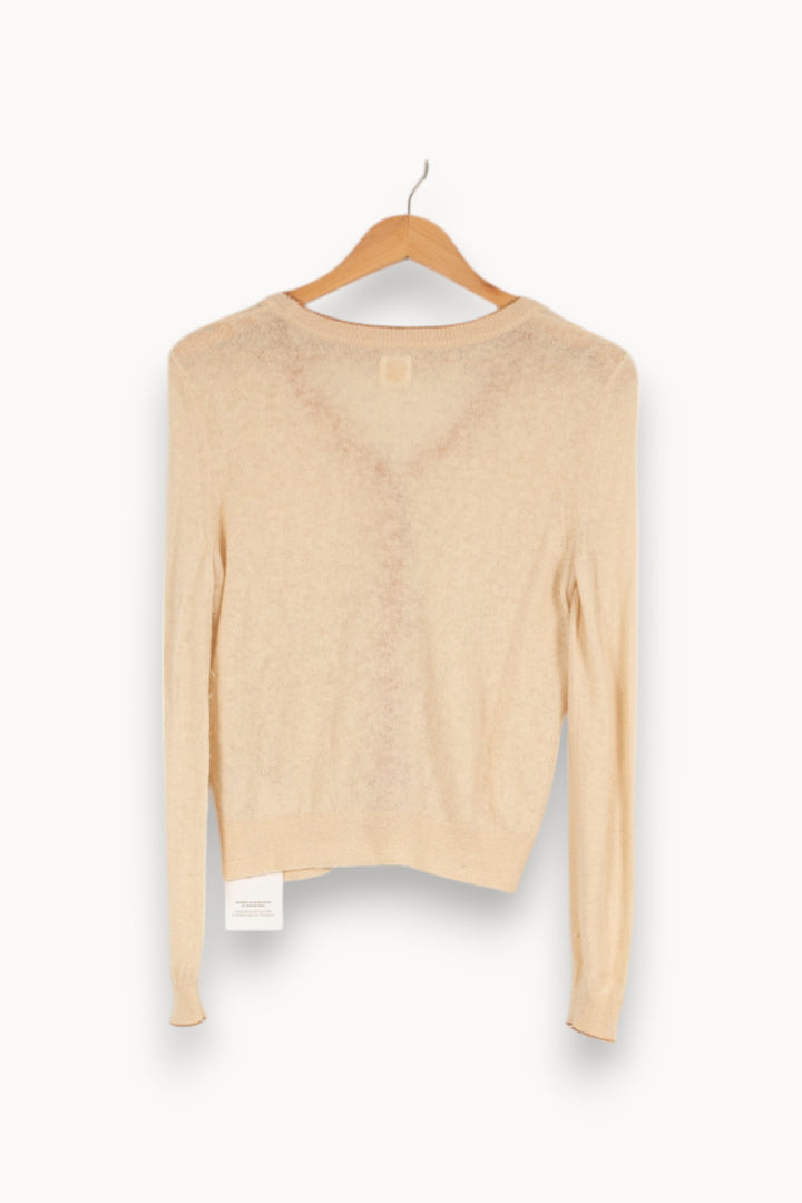 Cardigan beige - Taille M/38 de la marque Des petits hauts | PARAD40612 - Vendu par Paradigme - Image 3