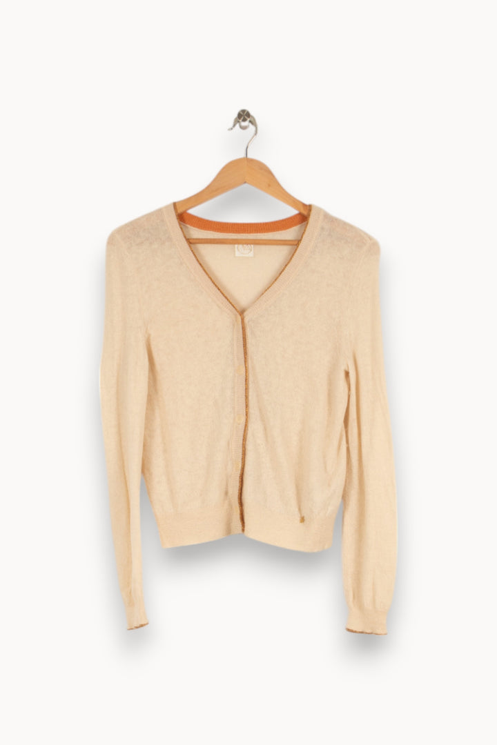Cardigan beige - Taille M/38 de la marque Des petits hauts | PARAD40612 - Vendu par Paradigme - Image 1