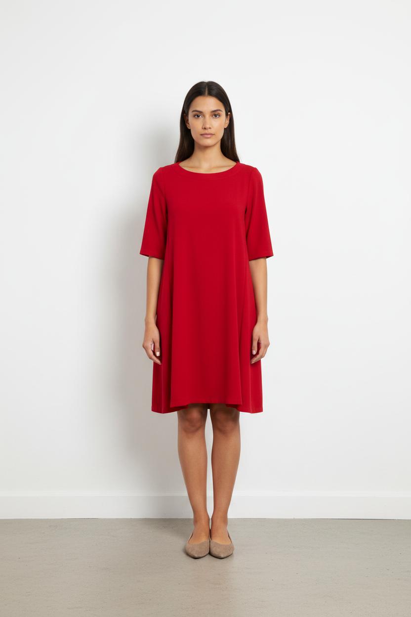 Robe Trapèze Rouge - Taille M/38
