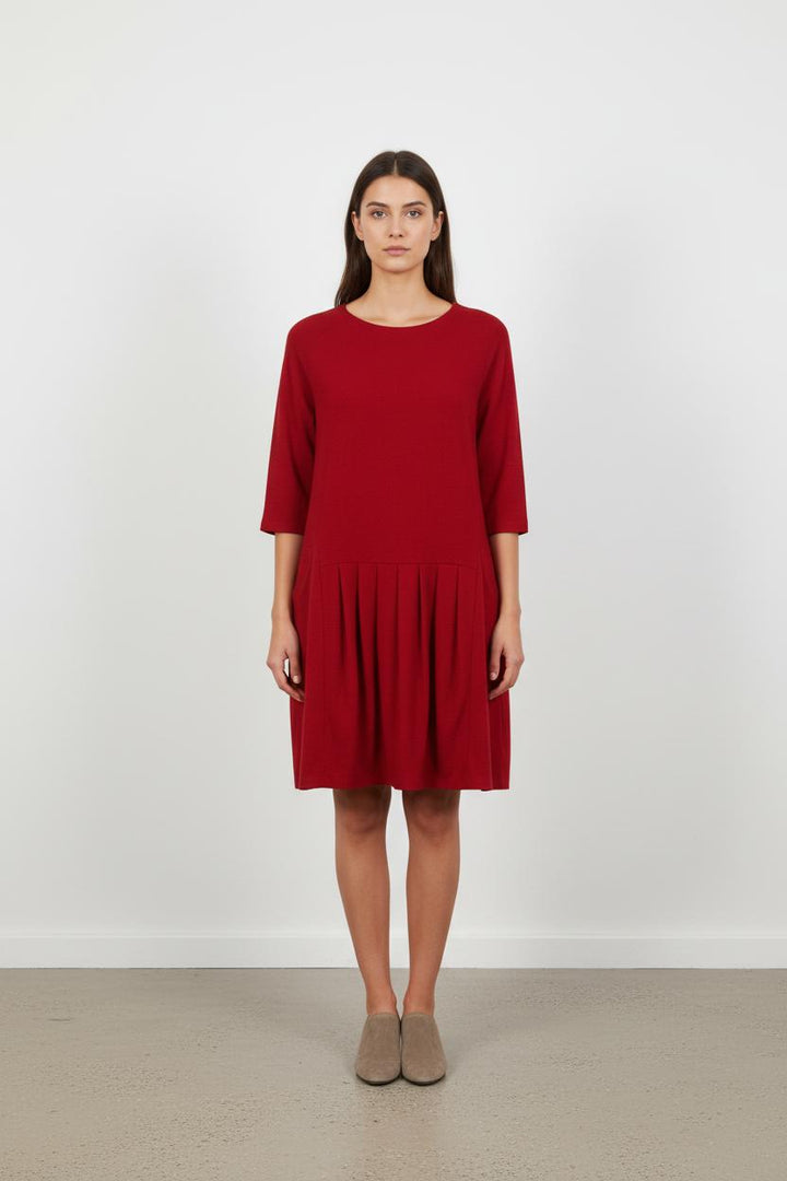 Robe Droite Rouge - Taille M/38