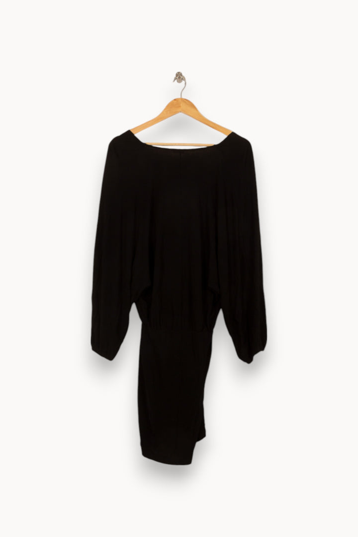 Robe Portefeuille Noire - Taille S/36 de la marque Filippa K | PARAD40624 - Vendu par Paradigme - Image 4