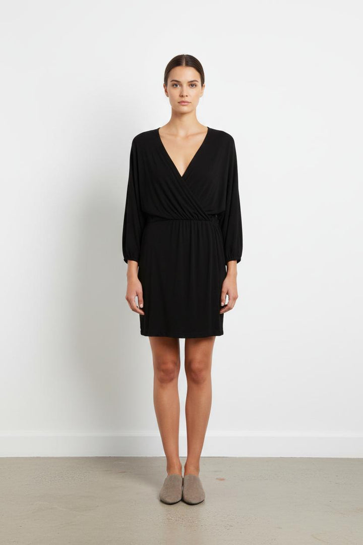 Robe Portefeuille Noire - Taille S/36